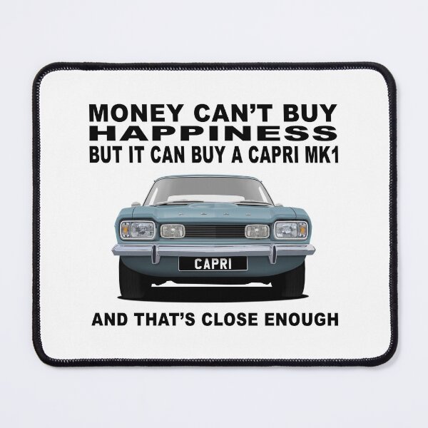 Item preview, Ford Capri Mk1 Sapphire Blue Classic Car Art Illustration designed and sold by Hamilton illustrations.