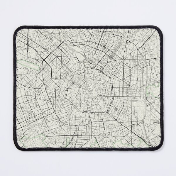 Item preview, Milan IT map 1 - Rough paper  designed and sold by Bracketeer.