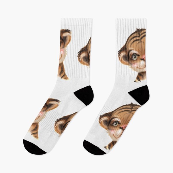 Item preview, tiger watercolor portraits designed and sold by Hartics.