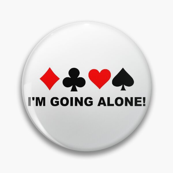 Item preview, I'm Going Alone!, Euchre, Card Game designed and sold by lfinkbeiner12.