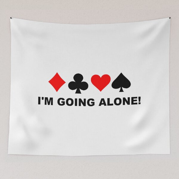 Item preview, I'm Going Alone!, Euchre, Card Game designed and sold by lfinkbeiner12.