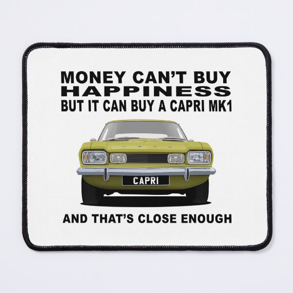 Item preview, Ford Capri Mk1 Yellow Classic Car Art Illustration designed and sold by Hamilton illustrations.