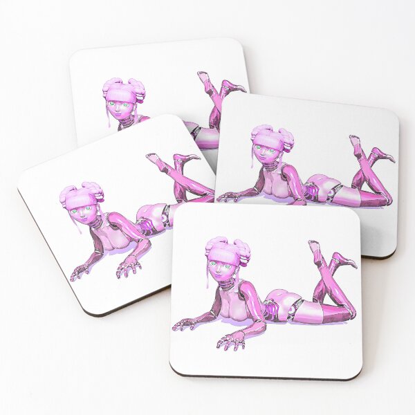 Item preview, Pink Bot Pinup designed and sold by Art By The Coco.