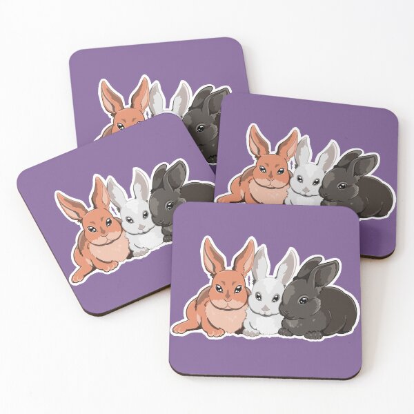 Item preview, Neapolitan Bunnies  designed and sold by Eclectic Artist Studios.