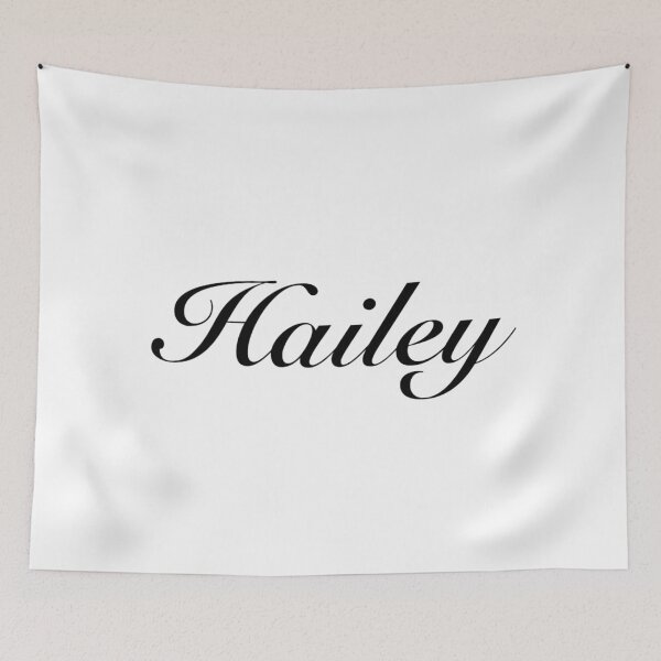 Item preview, Name Hailey Lettering black designed and sold by Delandor.