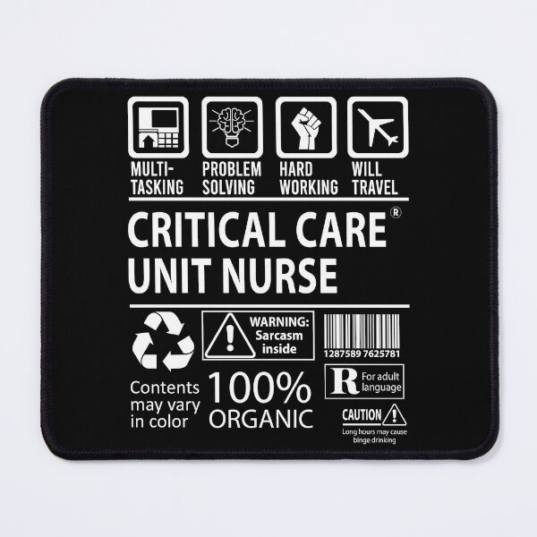 Item preview, Critical Care Unit Nurse T Shirt - MultiTasking Certified Job Gift Item Tee designed and sold by andahanson.