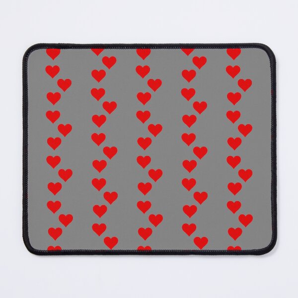 Item preview, Valentine's Day Hearts single grey designed and sold by VJKTees.