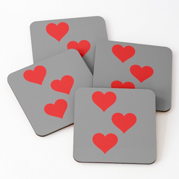 Item preview, Valentine's Day Hearts single grey designed and sold by VJKTees.