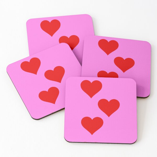 Item preview, Valentine's Day Hearts single pink designed and sold by VJKTees.