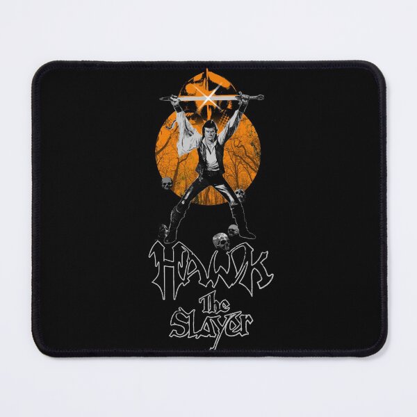 Item preview, Hawk The Slayer (orange background) designed and sold by nikafia.
