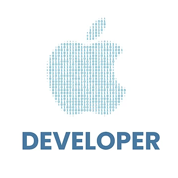 Artwork thumbnail, Apple developer binary code by rintosu