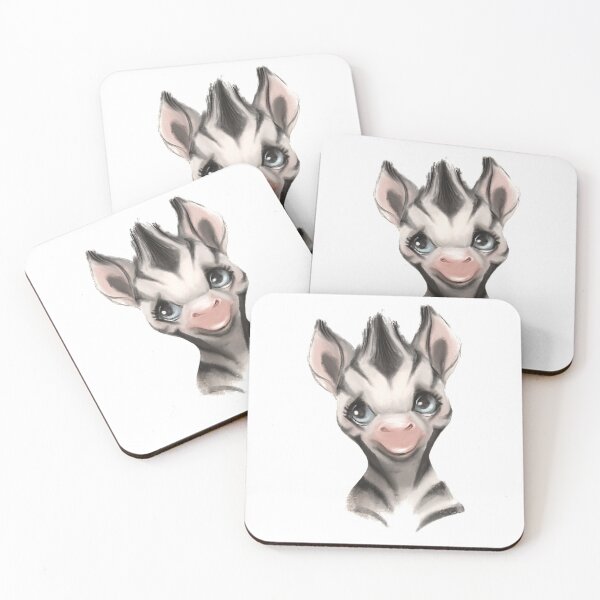 Item preview, zebra watercolor portraits designed and sold by Hartics.
