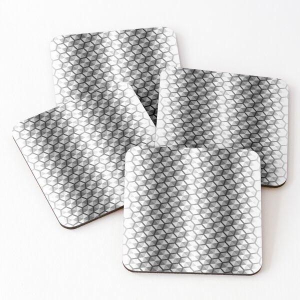 Item preview, abstract metal design in honeycomb shape. designed and sold by NineJuly.