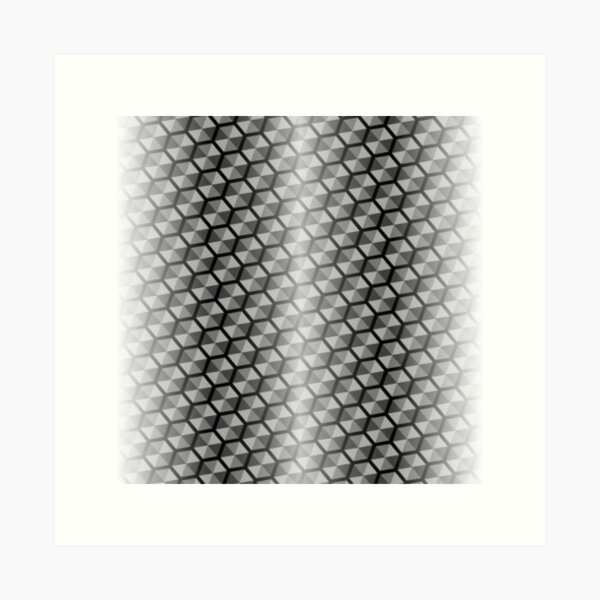 Item preview, abstract metal design in honeycomb shape. designed and sold by NineJuly.