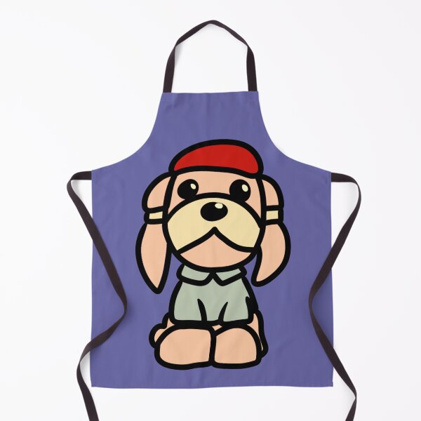 Item preview, Fashion painter dog with red beret and green shirt designed and sold by Bella510.