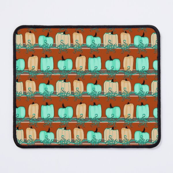 Item preview, Bluegreen Pumpkins designed and sold by bloomingvine.