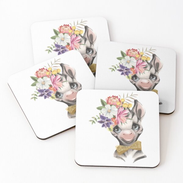 Item preview, zebra watercolor portraits designed and sold by Hartics.