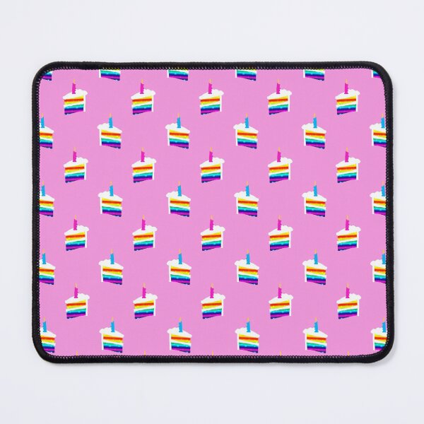 Item preview, Rainbow Birthday Cake Pattern designed and sold by bloomingvine.