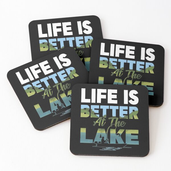 Item preview, Life Is better At The Lake Love Fishing   designed and sold by TowTowStudio.