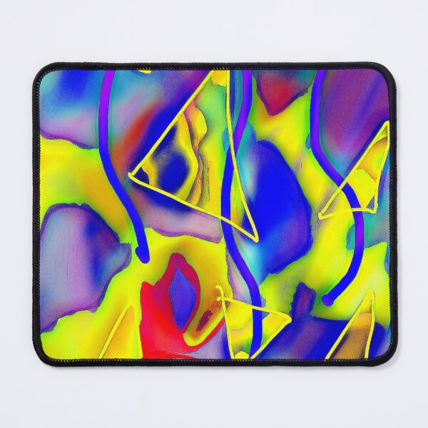 Item preview, Yellow Triangles Abstract designed and sold by bloomingvine.