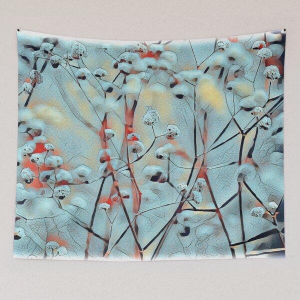 Item preview, Field Of Snow Flowers- Abstract  designed and sold by mindmaster007.