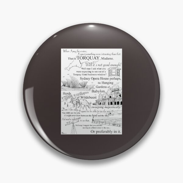 Item preview, Fawlty Towers - Basil vs Mrs Richards. Torquay Hotel Bedroom Window   designed and sold by MetaCortexds.