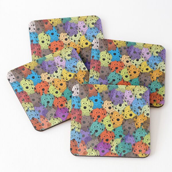 Item preview, Colorful dogs pattern. designed and sold by DaliaSabryTee.