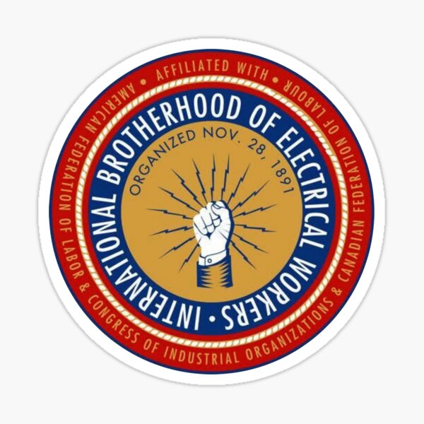 IBEW electrician Sticker