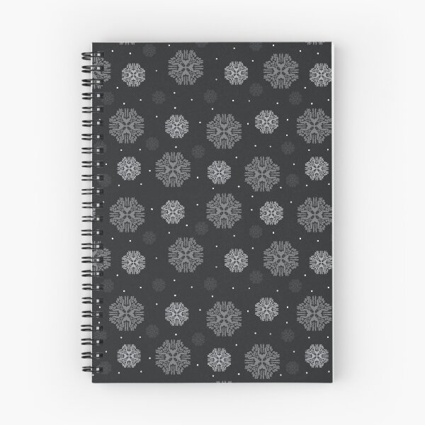 Item preview, Black and white winter snow pattern  designed and sold by Lzdigitalstore.
