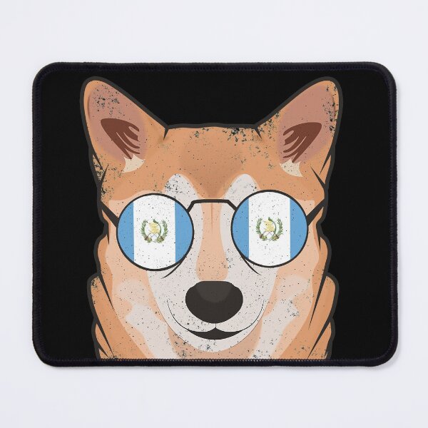 Item preview, Vintage Patriotic Shiba Inu Guatemalan Flag designed and sold by feether-store.