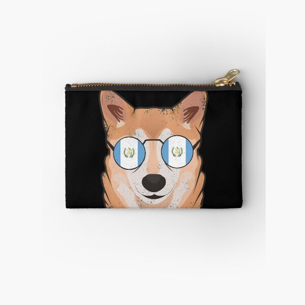 Item preview, Vintage Patriotic Shiba Inu Guatemalan Flag designed and sold by feether-store.
