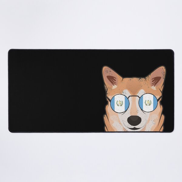 Item preview, Vintage Patriotic Shiba Inu Guatemalan Flag designed and sold by feether-store.