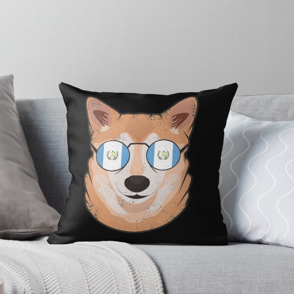 Item preview, Vintage Patriotic Shiba Inu Guatemalan Flag designed and sold by feether-store.