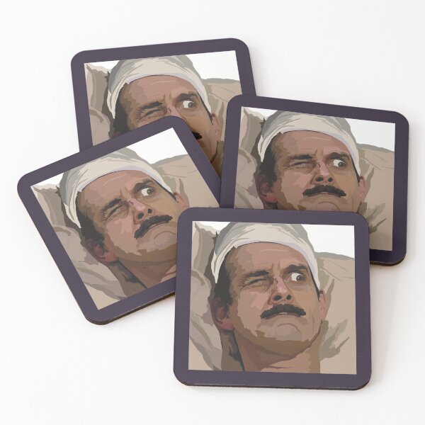 Item preview, Fawlty Towers Basil Fawlty John Cleese Don’t Mention The War original illustration design designed and sold by MetaCortexds.