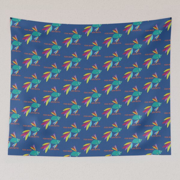 Item preview, Fish Make Life Betta                                   designed and sold by damianevans6.