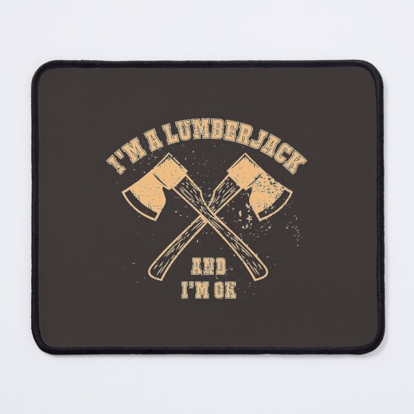 Item preview, I_amp_m A Lumberjack And I_amp_m OK - Distressed Look designed and sold by MetaCortexds.