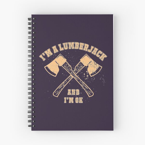 Item preview, I_amp_m A Lumberjack And I_amp_m OK - Distressed Look designed and sold by MetaCortexds.