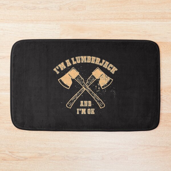 Item preview, I_amp_m A Lumberjack And I_amp_m OK - Distressed Look designed and sold by MetaCortexds.