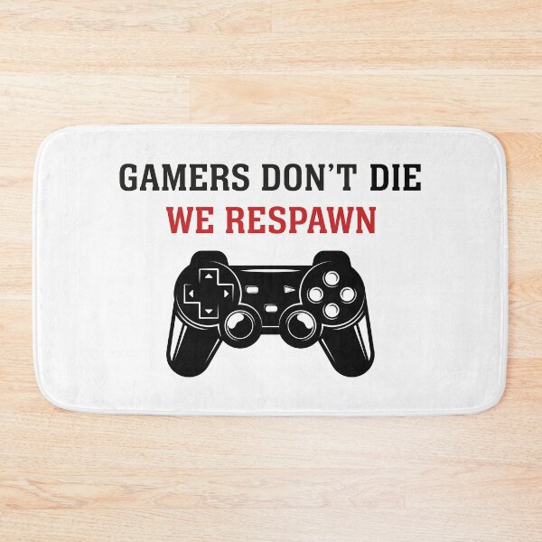 Item preview, Gamers don't die, we respawn designed and sold by PonyAddiction.