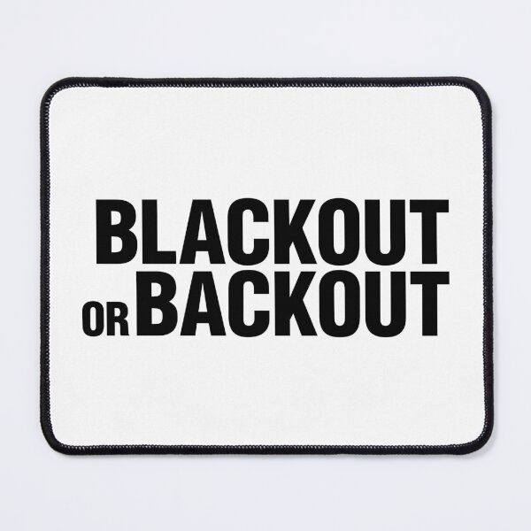 Item preview, Blackout or Backout designed and sold by BreslauBadger.