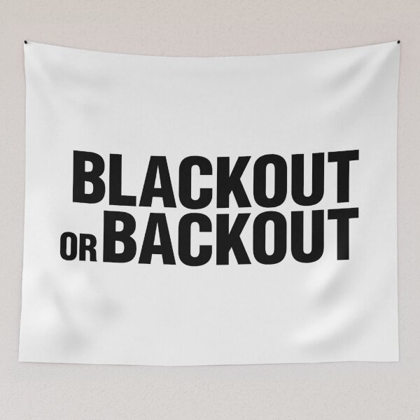 Item preview, Blackout or Backout designed and sold by BreslauBadger.