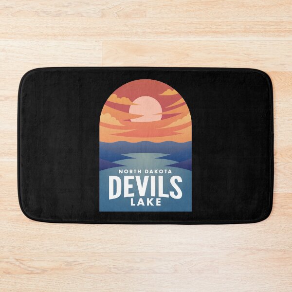 Item preview, Devils Lake ND Retro Sunset designed and sold by HalpinDesign.