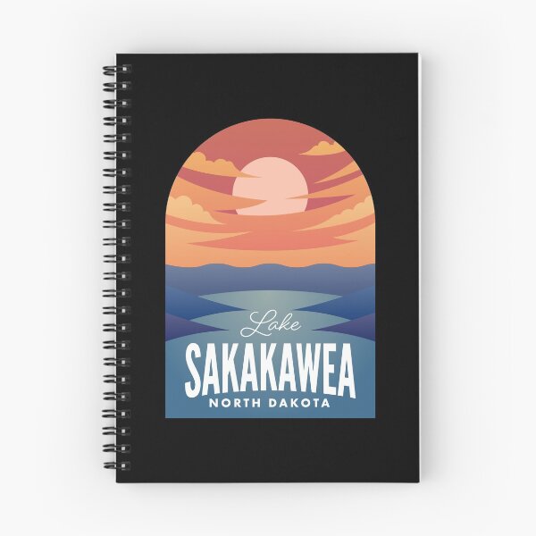 Artikelvorschau, Lake Sakakawea ND Retro Sunset entworfen und verkauft von HalpinDesign.