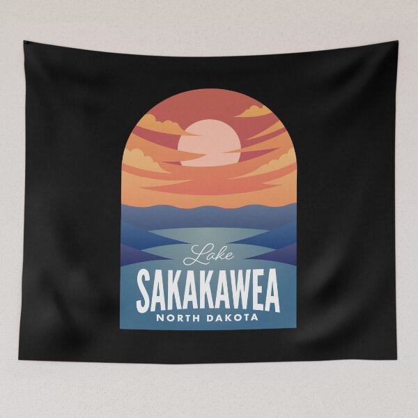 Item preview, Lake Sakakawea ND Retro Sunset designed and sold by HalpinDesign.