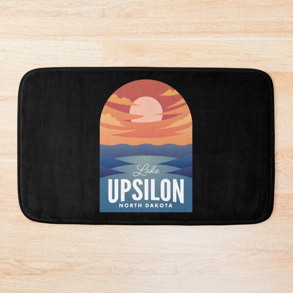 Item preview, Lake Upsilon ND Retro Sunset designed and sold by HalpinDesign.