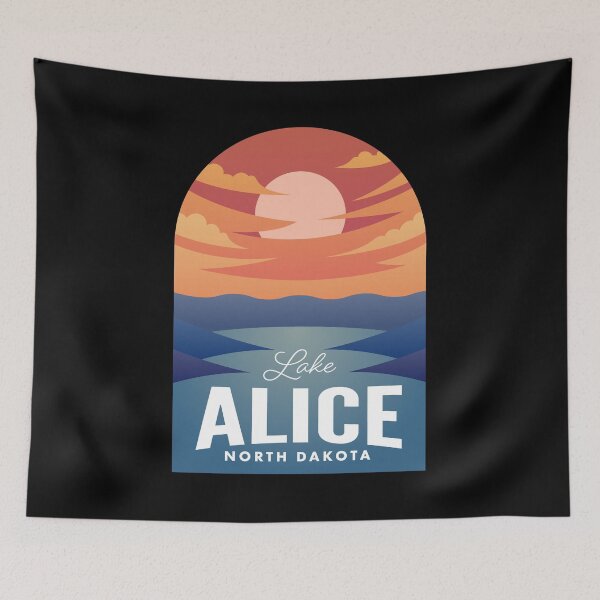 Item preview, Lake Alice ND Retro Sunset designed and sold by HalpinDesign.