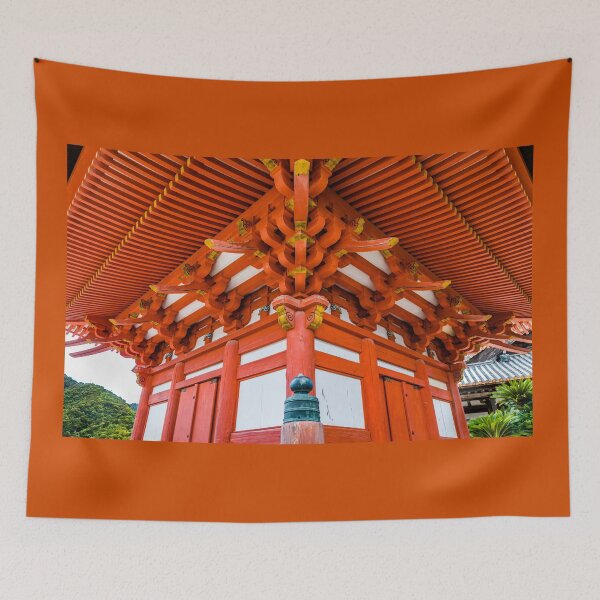 Item preview, Pagoda bottom up perspective, Miyajima designed and sold by Lyl Dil Creations.
