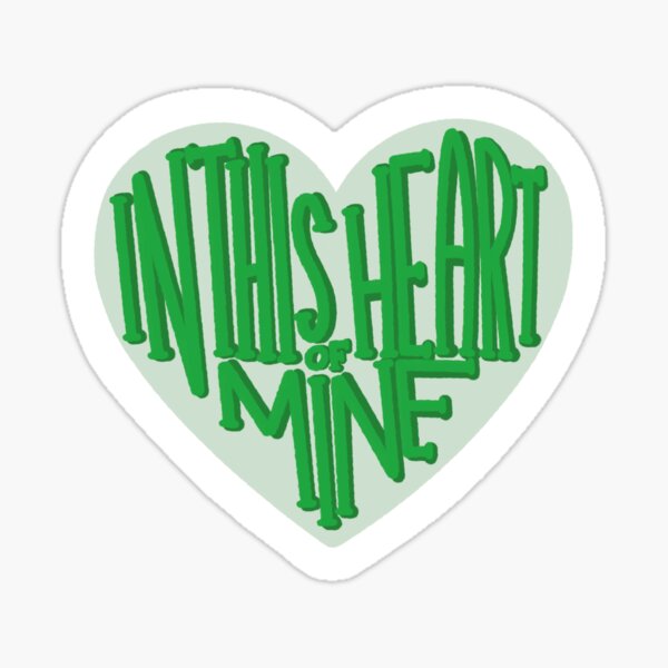 Heart of Mine Sticker Sticker