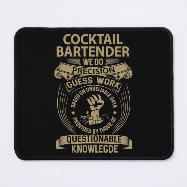 Item preview, Cocktail Bartender T Shirt - We Do Precision Job Gift Item Tee designed and sold by smueller39.