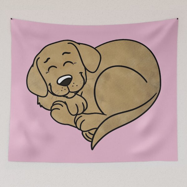 Item preview, Heart Yellow Lab designed and sold by reddogbuckeye.